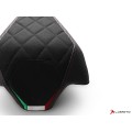 LUIMOTO DIAMOND GREZZO Passenger Seat Cover for DUCATI STREETFIGHTER V4 (20-22) / Panigale V2 (20-24) LUIMOTO DIAMOND GREZZO Passenger Seat Cover for DUCATI STREETFIGHTER V4 (20-22) / Panigale V2 (20-24)